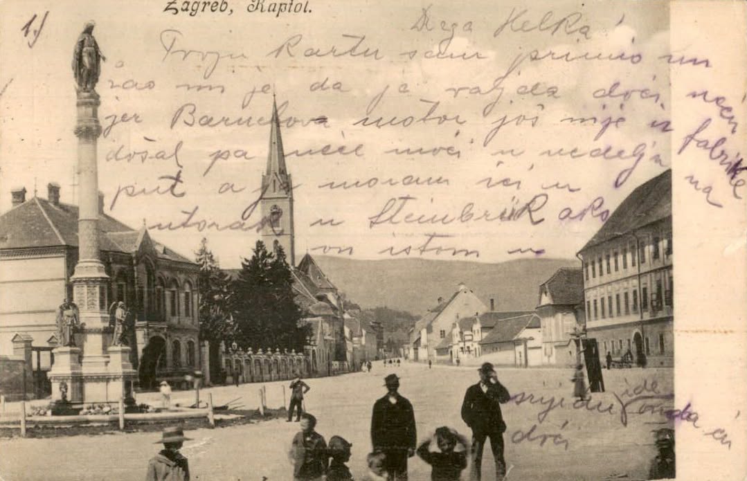 Kaptolski trg 1900-ih godina